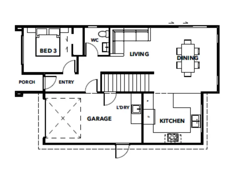 Karamu Floor Plan Ground floor